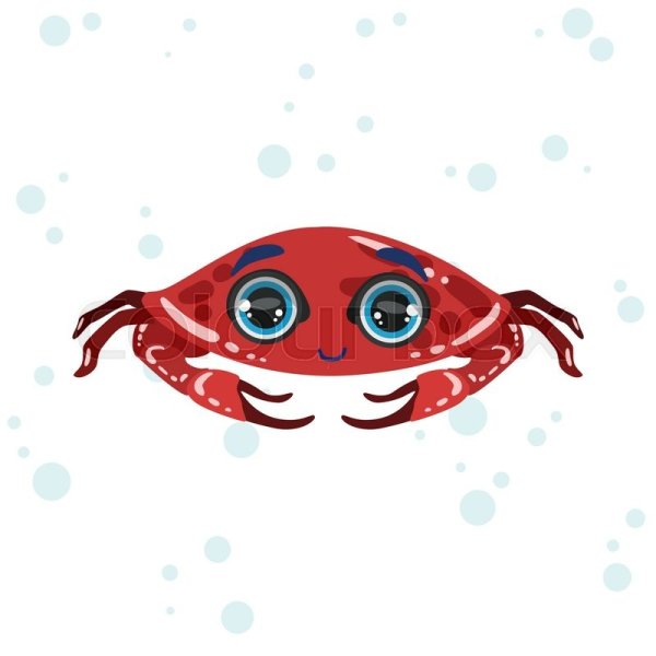 Милые рисунки краба