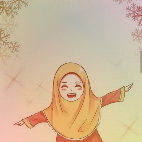 Муслим хиджаб аниме