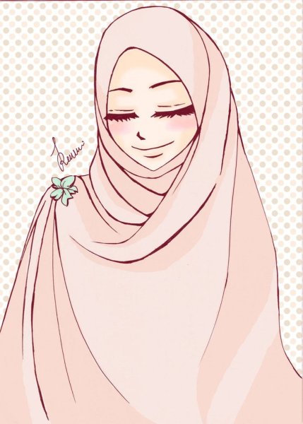 Мусульманка акварель иллюстрация