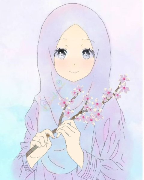 Мультяшные девочки в хиджабе