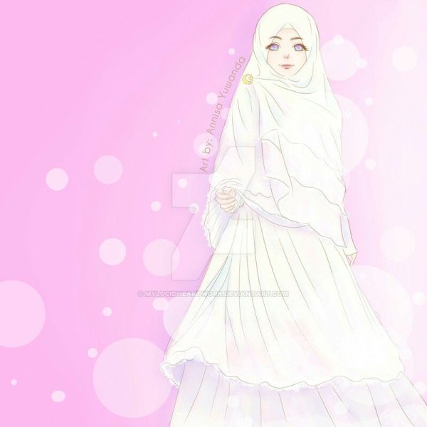 Муслим хиджаб аниме