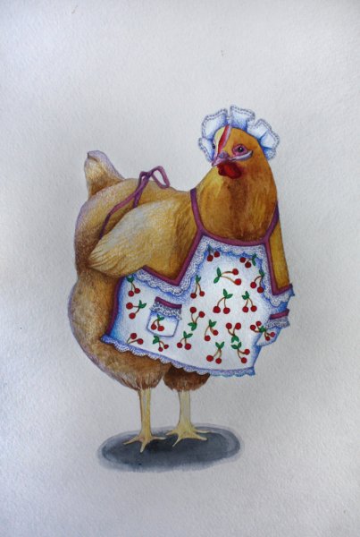 Стилизованные курочки
