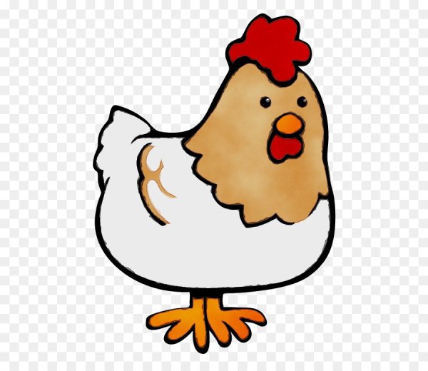 Курочки в мультяшном стиле