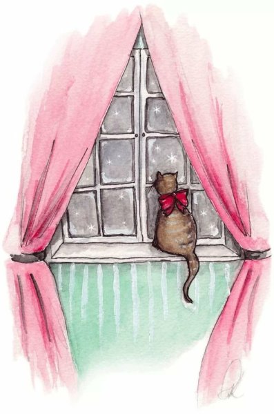 Комната с окном рисунок