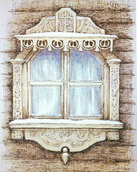 Красивые окна рисование