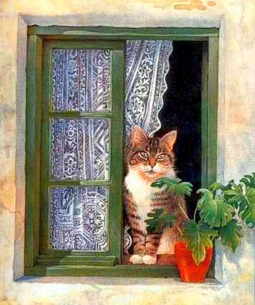 Окно для кукольного домика