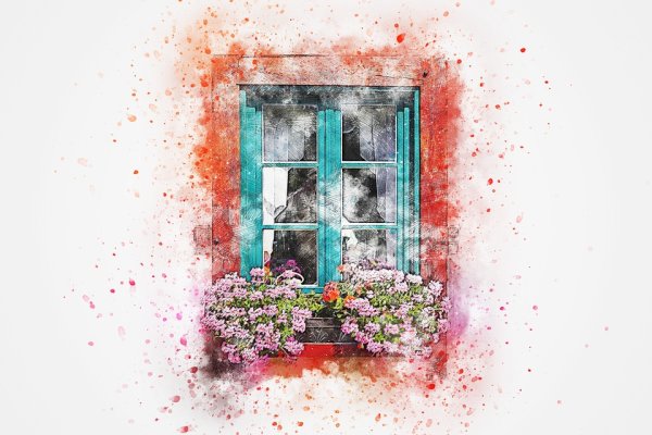 Окно акварелью