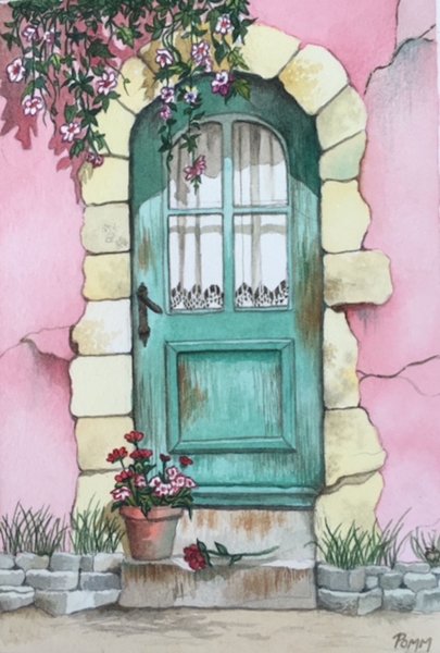 Декупаж котики в окне