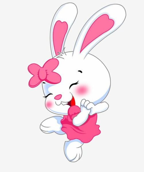 Зайчик мультяшный