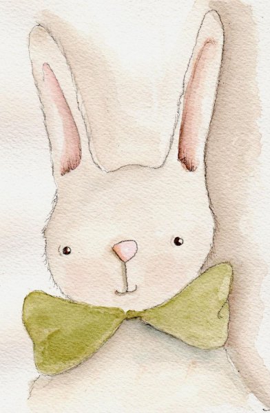 Акварельный Зайка