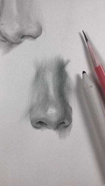 Рисование носа