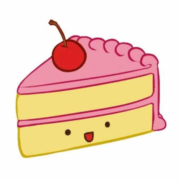 Кусок торта мультяшный