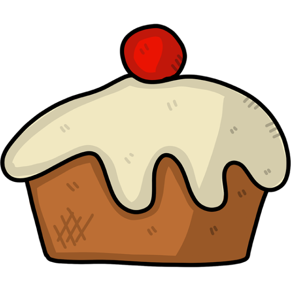 Пирожок мультяшный