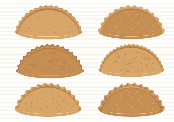 Пирожки вектор