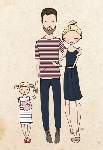 Семья рисунок