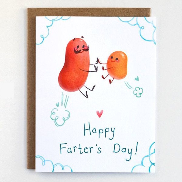 Милая открытка папе