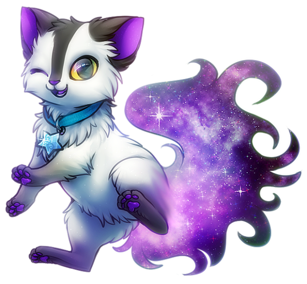 Коты Воители фиолетовый кот