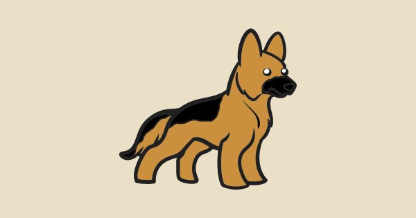 Мультяшные овчарки