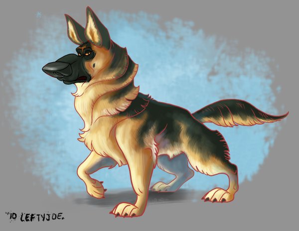 Мультяшные овчарки