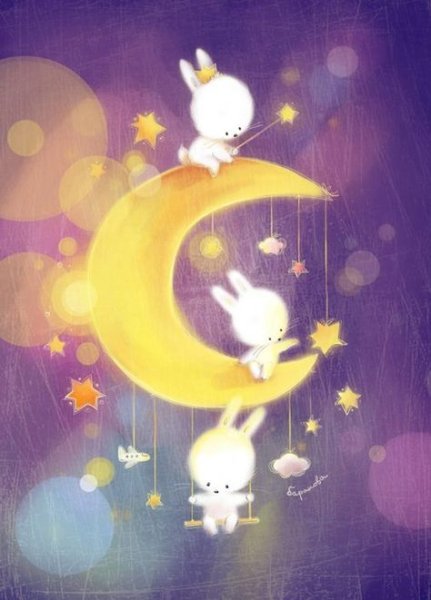 Зайчик на месяце