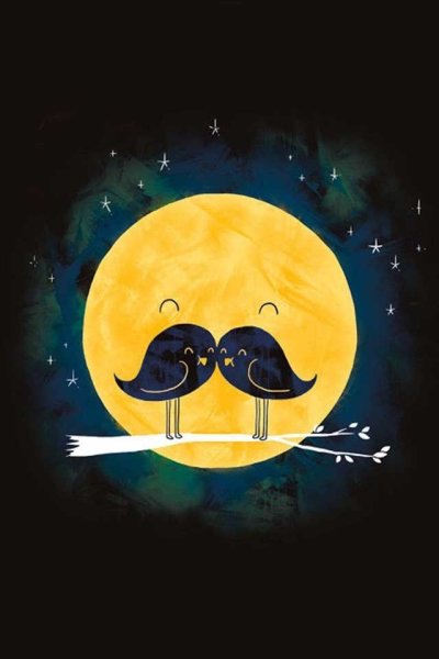 Милые ночные иллюстрации