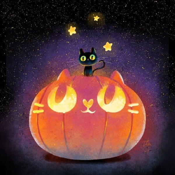 Helloween тыква Illustrator