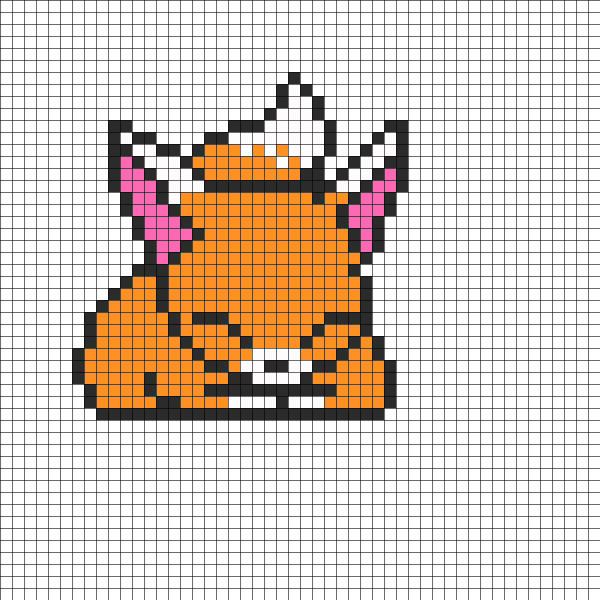 Рисунки по клеточкам животные