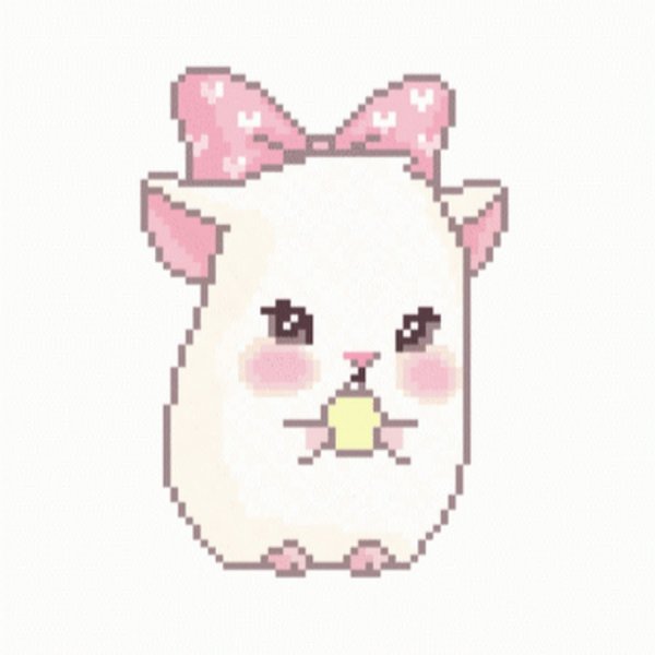 Пиксельный хомяк