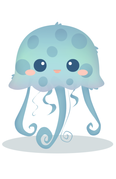 Мультяшные медузы