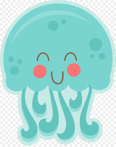 Медуза мультяшная