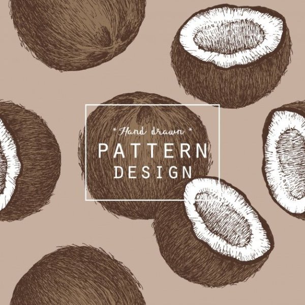 Кокос иллюстрация