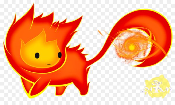 Огонек мультяшный