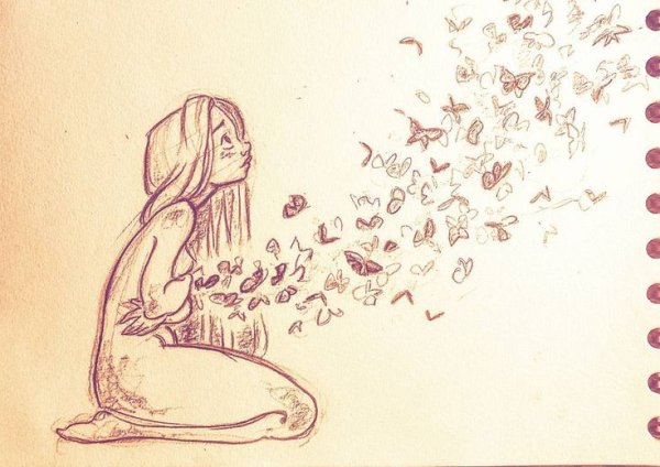 Грустные идеи для рисования