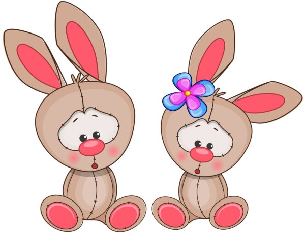 Рисование зайчик игрушка