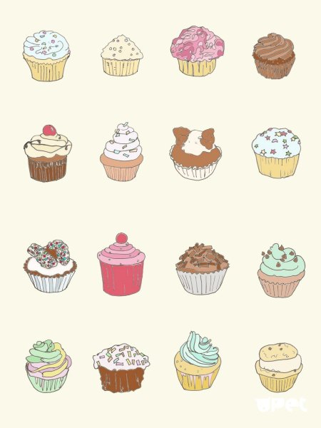 Зарисовки пирожных