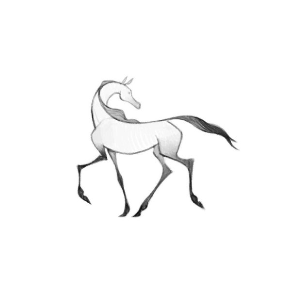 Лошадь Минимализм