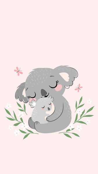 Милые коалы мультяшные