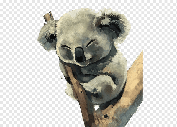 Милые иллюстрации животных акварелью