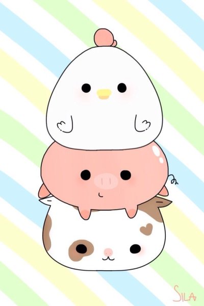 Кавайные иллюстрации