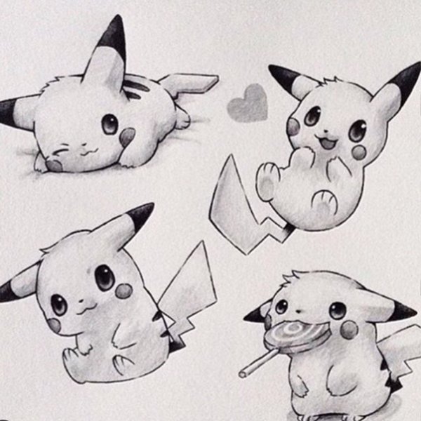 Рисунки животных для скетчбука легкие