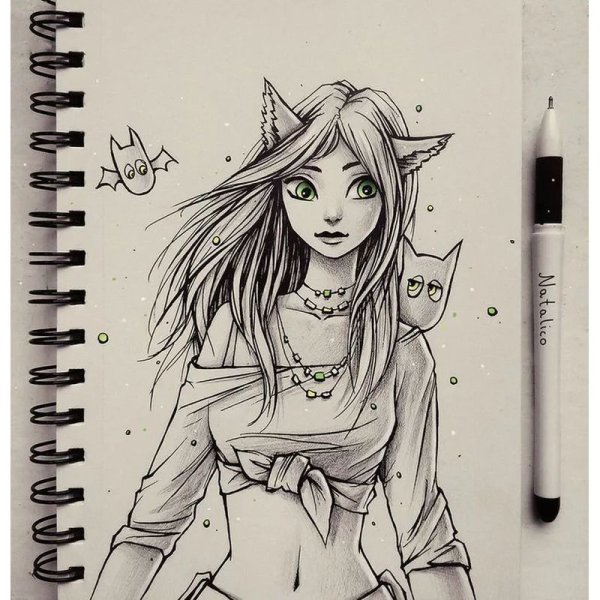 Арты для скетчбука карандашом