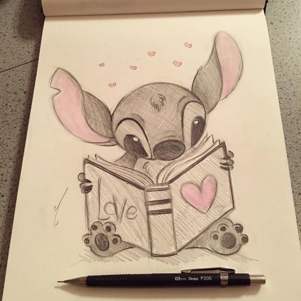 Милые рисунки для скейч бука