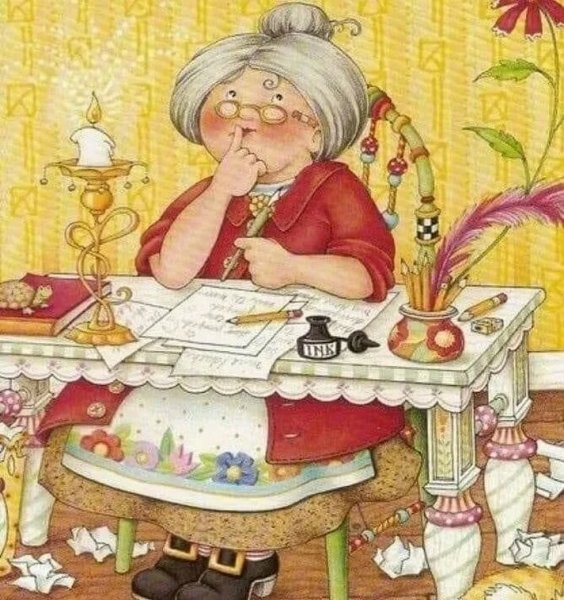 Бабушка рукодельница