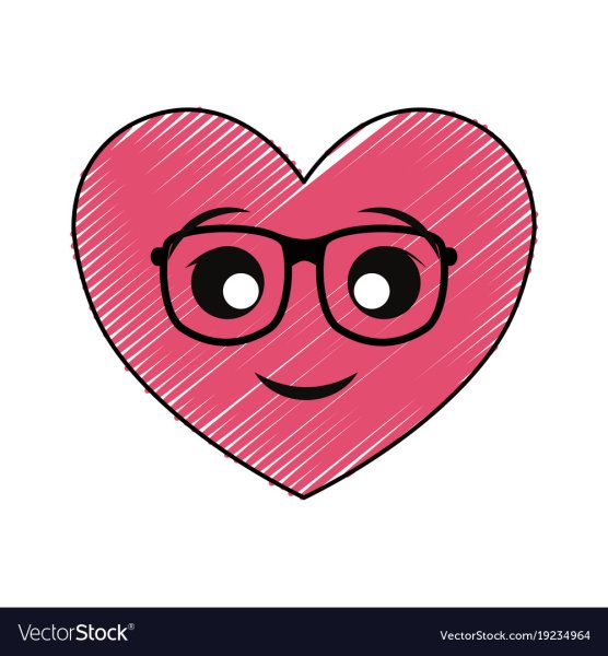 Сердечко с личиком