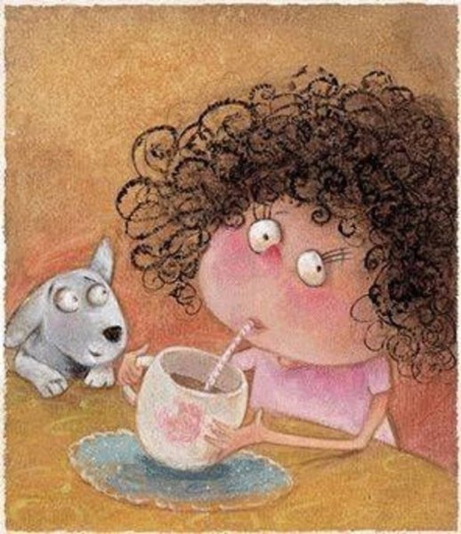 Милые утренние иллюстрации