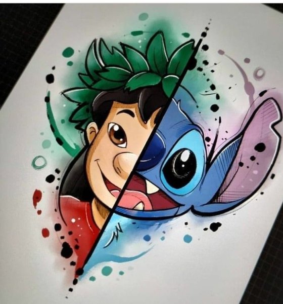 Рисунки героев Дисней Ститч