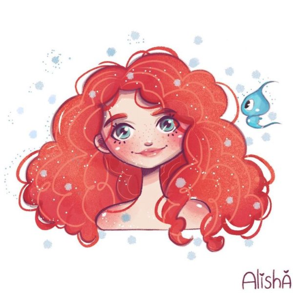 Милые рисунки принцесс