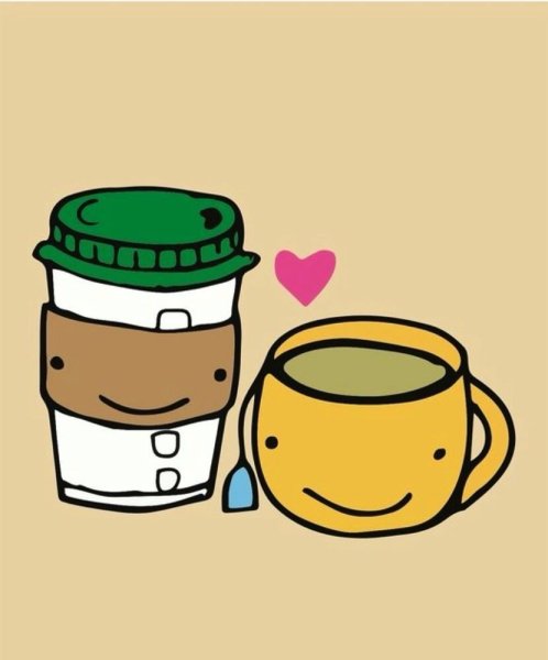 Милые рисуночки чай с