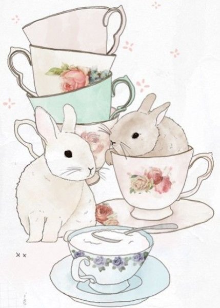Милые рисуночки с чаем
