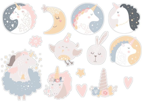 Милые наклейки для распечатки